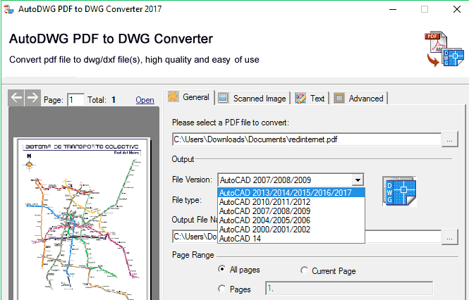 AutoDWG PDF To DWG Converter 2020 4.01 - Wannacrack