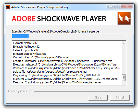 adobe shockwave player internet explorer 9